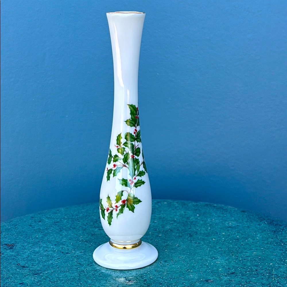 Vintage Lenox HOLIDAY Made In The USA Porcelain Bud Vase